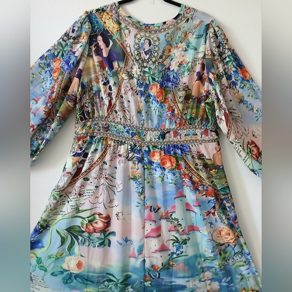 Fairytale SNOW WHITE Long MAXI DRESS Cottagecore Women's PLUS Size XL 2XL - Picture 8 of 10